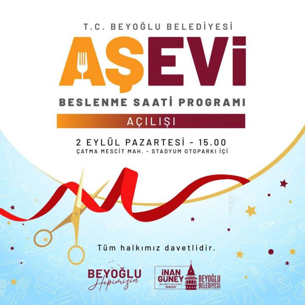 Beyoğlu Belediyesi'nden Yeni Beslenme Saati Programı