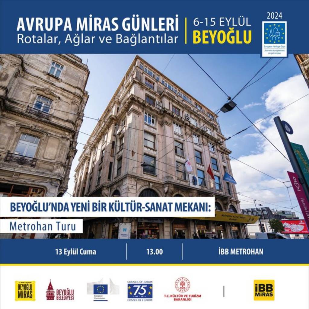 Beyoğlu Belediyesi'nden Avrupa Miras Günleri Etkinlikleri