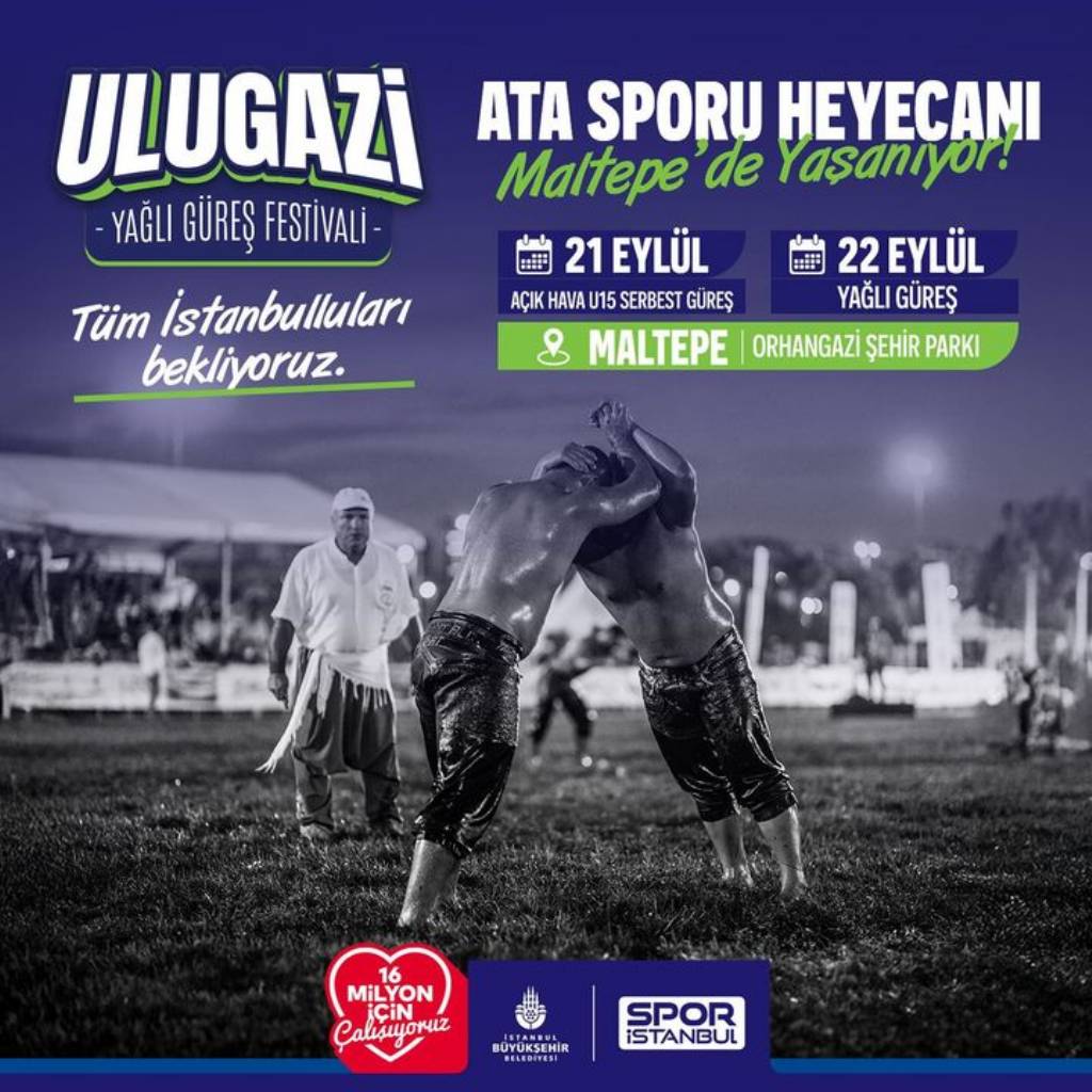 Ulugazi Yağlı Güreş Festivali Maltepe'de Başlıyor!