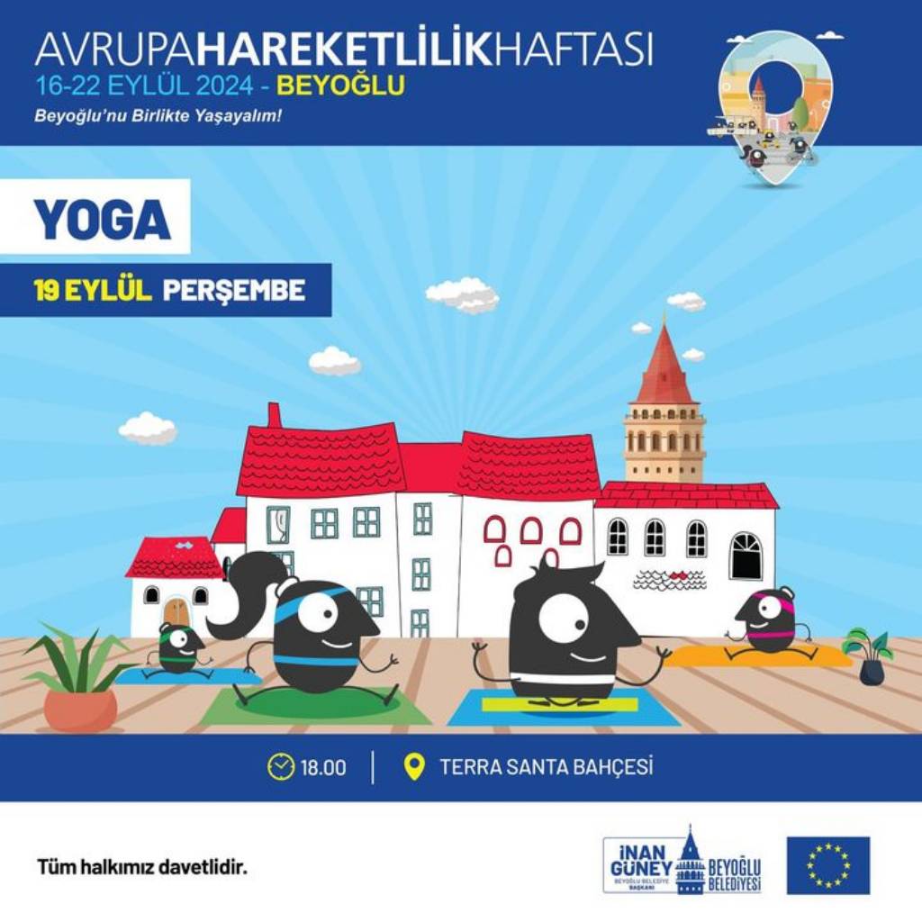 Beyoğlu'nda Yoga Etkinliği ile Huzur Bulun