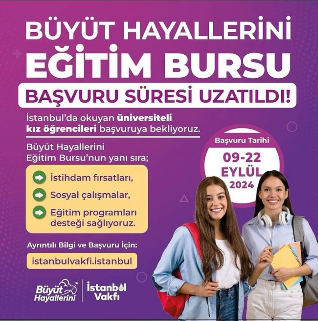 İstanbul Kültür Sanat: Büyüt Hayallerini Eğitim Bursu Başvuru Süresi Uzatıldı!