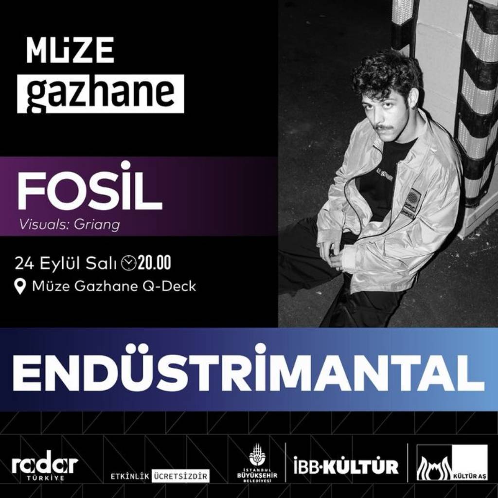 Fosil, Müze Gazhane'de Endüstrimantal Konser Serisinde Performans Sergileyecek