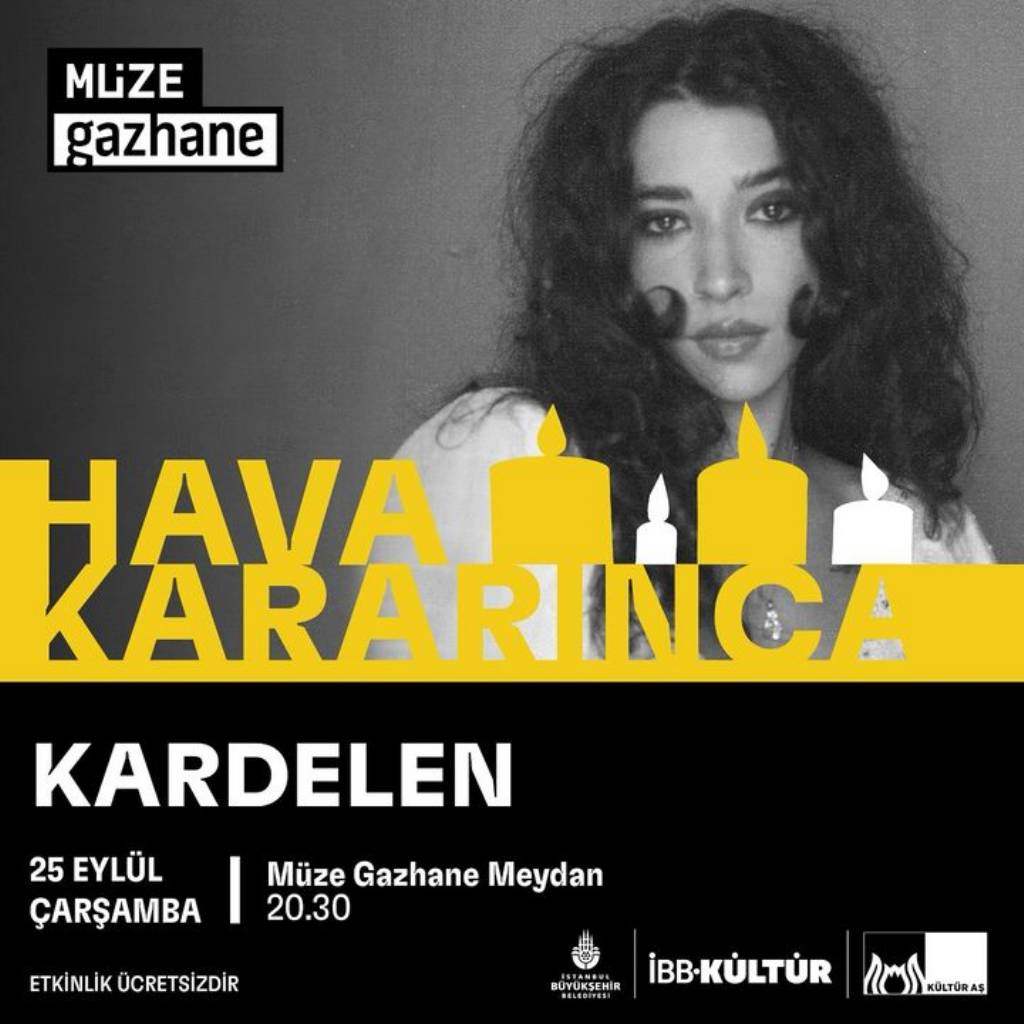 Müze Gazhane'de Hava Kararınca Konserleri Devam Ediyor