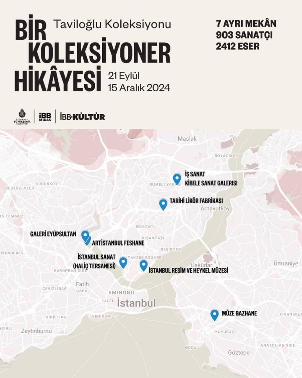 İstanbul'da 'Bir Koleksiyoner Hikâyesi: Mustafa Taviloğlu' Sergisi Açıldı