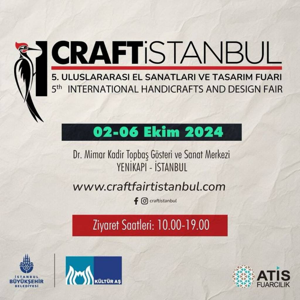 5. Uluslararası El Sanatları ve Tasarım Fuarı İstanbul'da Başlıyor!