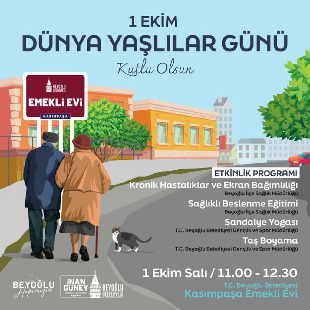 Beyoğlu Belediyesi'nden Dünya Yaşlılar Günü Etkinliği