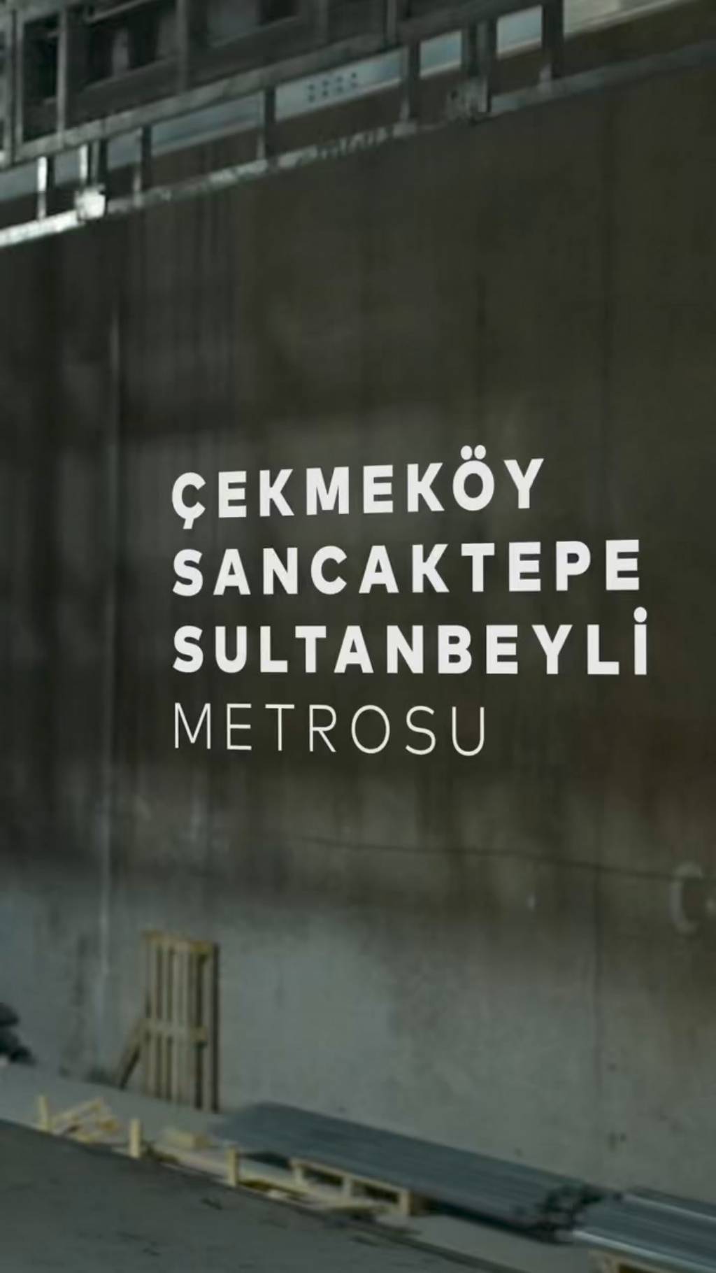 İmamoğlu Çekmeköy Sancaktepe Sultanbeyli Metrosu'ndaki İlerlemeyi Açıkladı